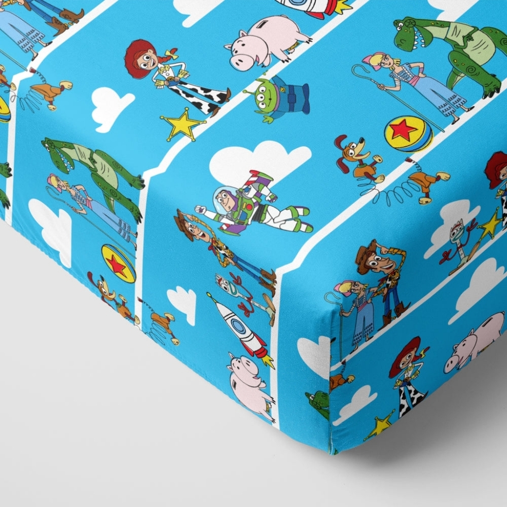 NIB Little Sleepies Disney & Pixar Toy Story Pals Fitted Crib Sheet